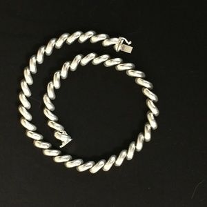 16 inch sterling silver necklace.